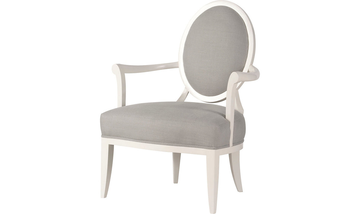 Oval X Back Lounge Chair – Accent Chairs by Baker Furniture | Sutter & Vale