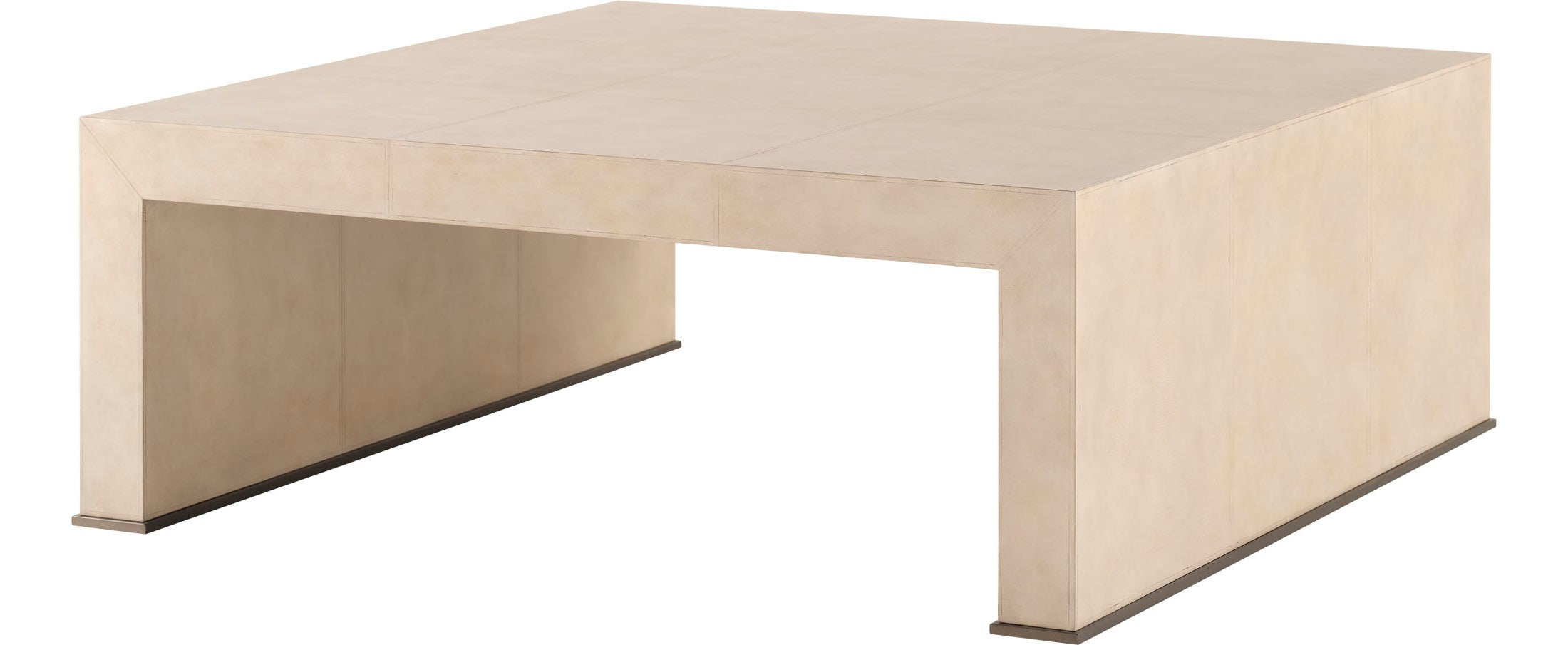 Painted Parchment Cocktail Table
