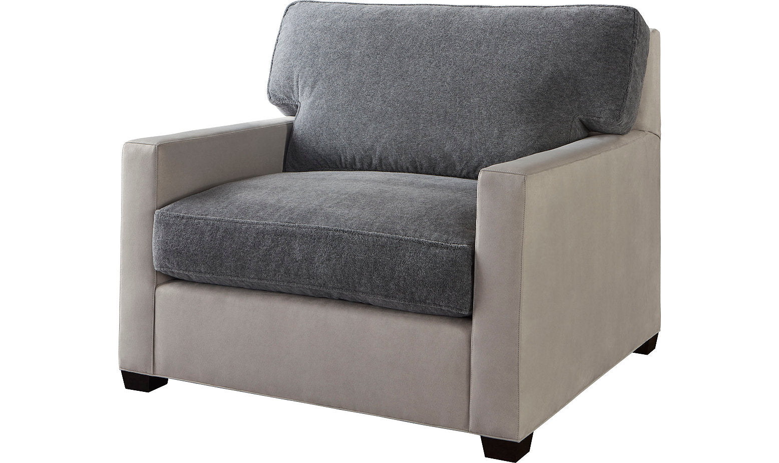 Bespoke Chair and a Half with Weltless Track Arm – Accent Chairs by Baker Furniture | Sutter & Vale