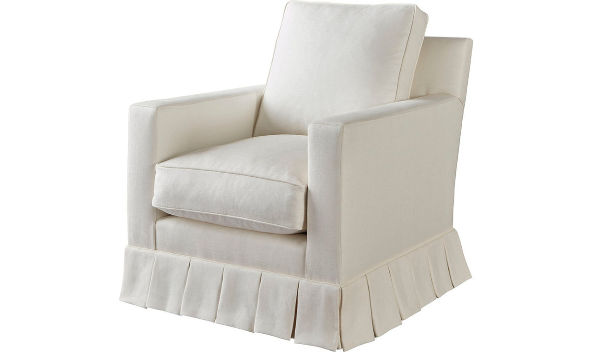 Bespoke Chair with Weltless Track Arm – Accent Chairs by Baker Furniture | Sutter & Vale