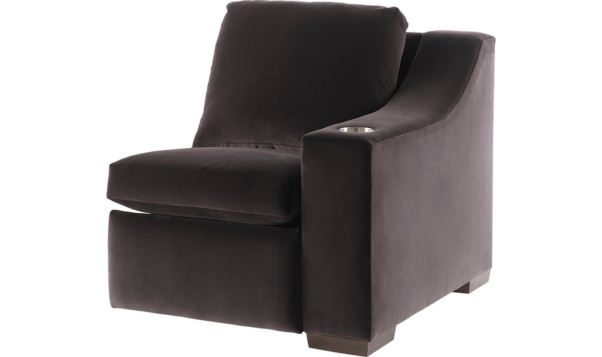 Right Arm Theater Seating Chair – Accent Chairs by Baker Furniture | Sutter & Vale