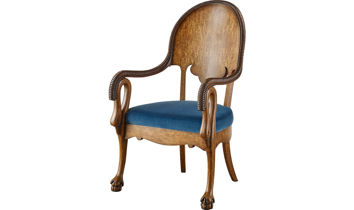 Karelian Host Chair – Accent Chairs by Baker Furniture | Sutter & Vale