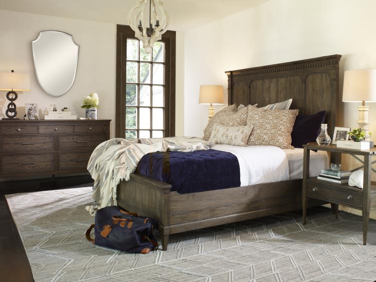 Montgomery Panel Bed King 6/6 - Brown Rustic – Beds by Century Furniture | Sutter & Vale