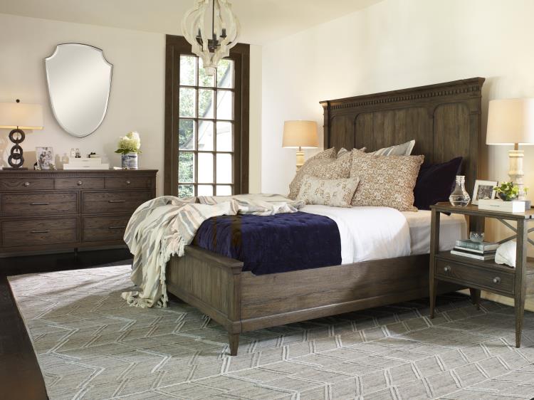 Montgomery Panel Bed Queen 5/0 - Brown Rustic – Beds by Century Furniture | Sutter & Vale