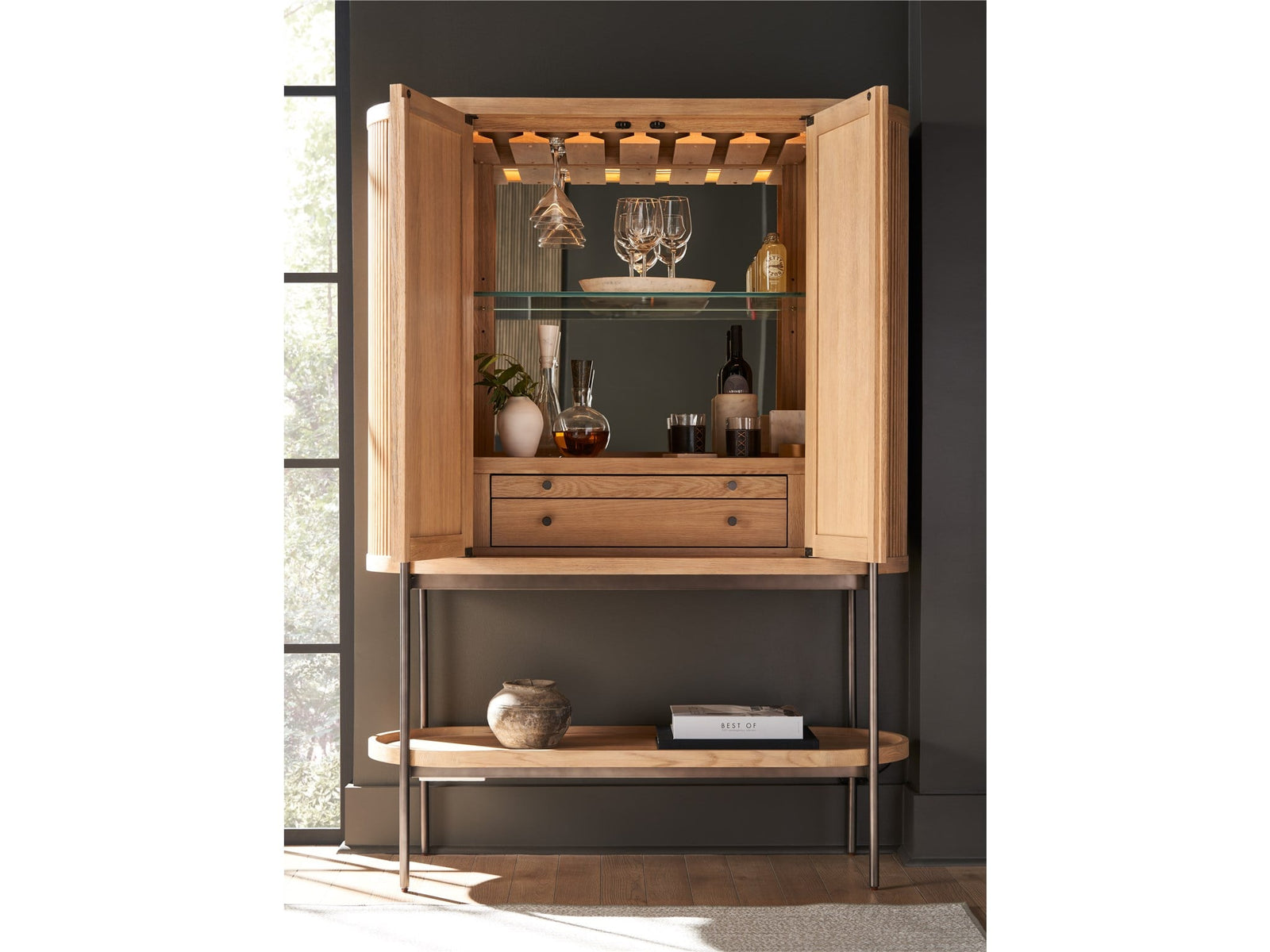 Modern Linnea Bar Cabinet