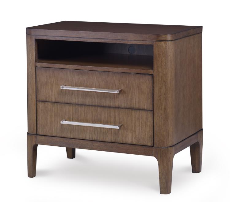 Bowery Place Two Drawer Nightstand - Bowery Cerused – Nightstands by Century Furniture | Sutter & Vale