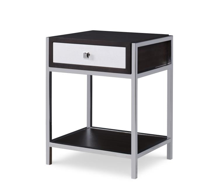 Aria Nightstand - Brownstone/Oxford White – Nightstands by Century Furniture | Sutter & Vale