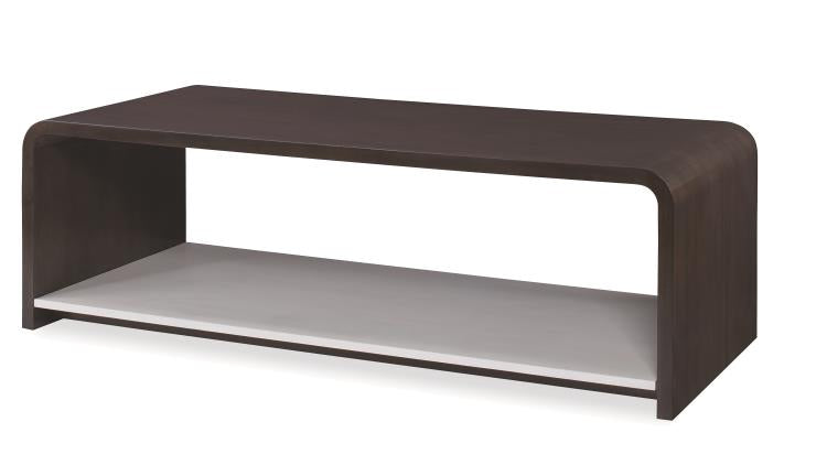 Aria Cocktail Table - Brownstone/Oxford White by Century Furniture
