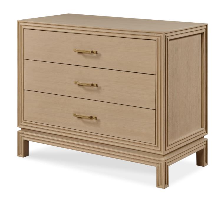 Lewis Large Three Drawer Nightstand - Stocked – Nightstands by Century Furniture | Sutter & Vale