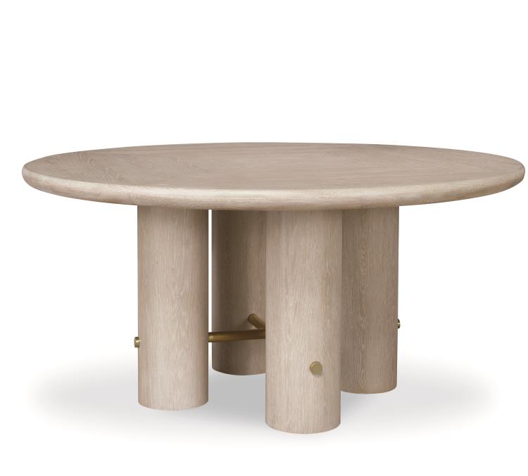 Cadence Round 64” Dining Table - Sand Cerused – Round Dining Tables by Century Furniture | Sutter & Vale
