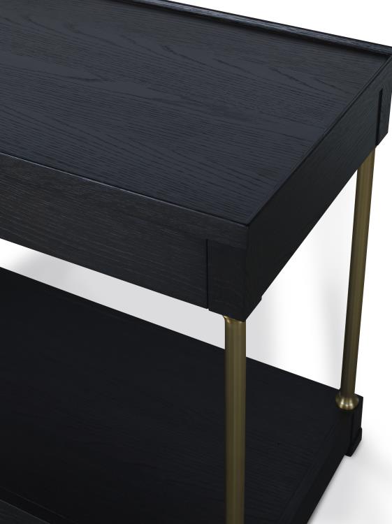 Cadence Single Drawer Nightstand - Mocha – Nightstands by Century Furniture | Sutter & Vale