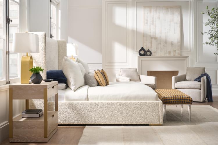 Cadence Two Drawer Nightstand - Sand Cerused – Nightstands by Century Furniture | Sutter & Vale
