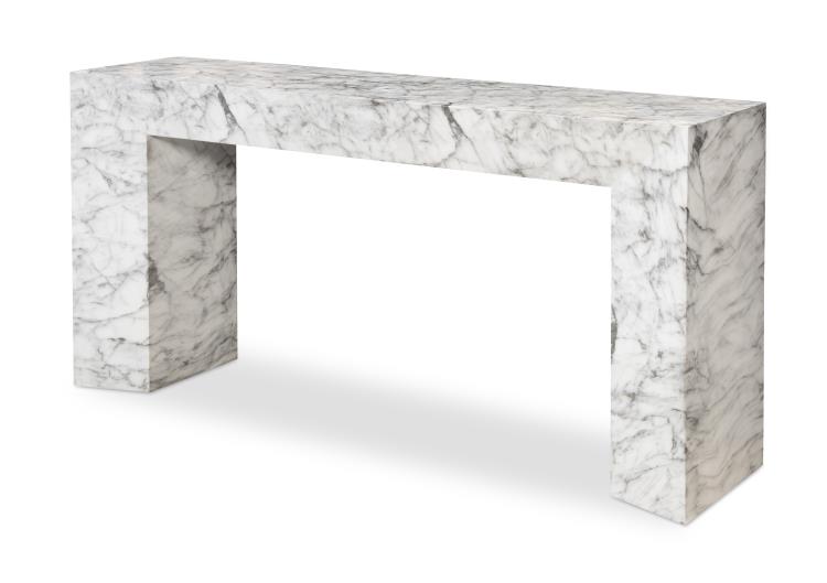 Cadence Console Table - Faux Marble – Consoles by Century Furniture | Sutter & Vale