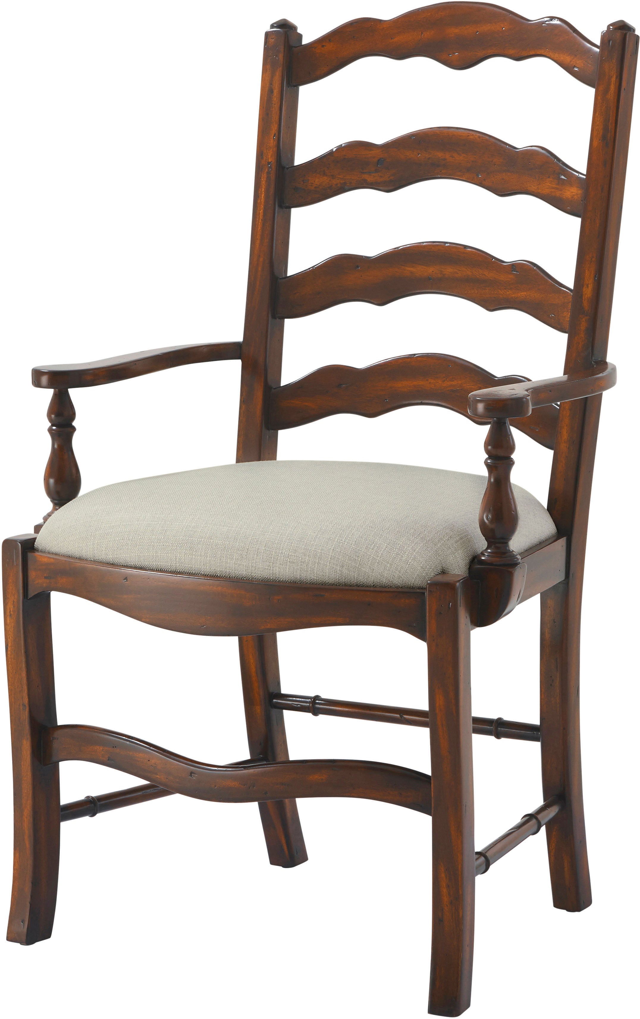 Evening with Friends Armchair in Mahogany - Theodore Alexander