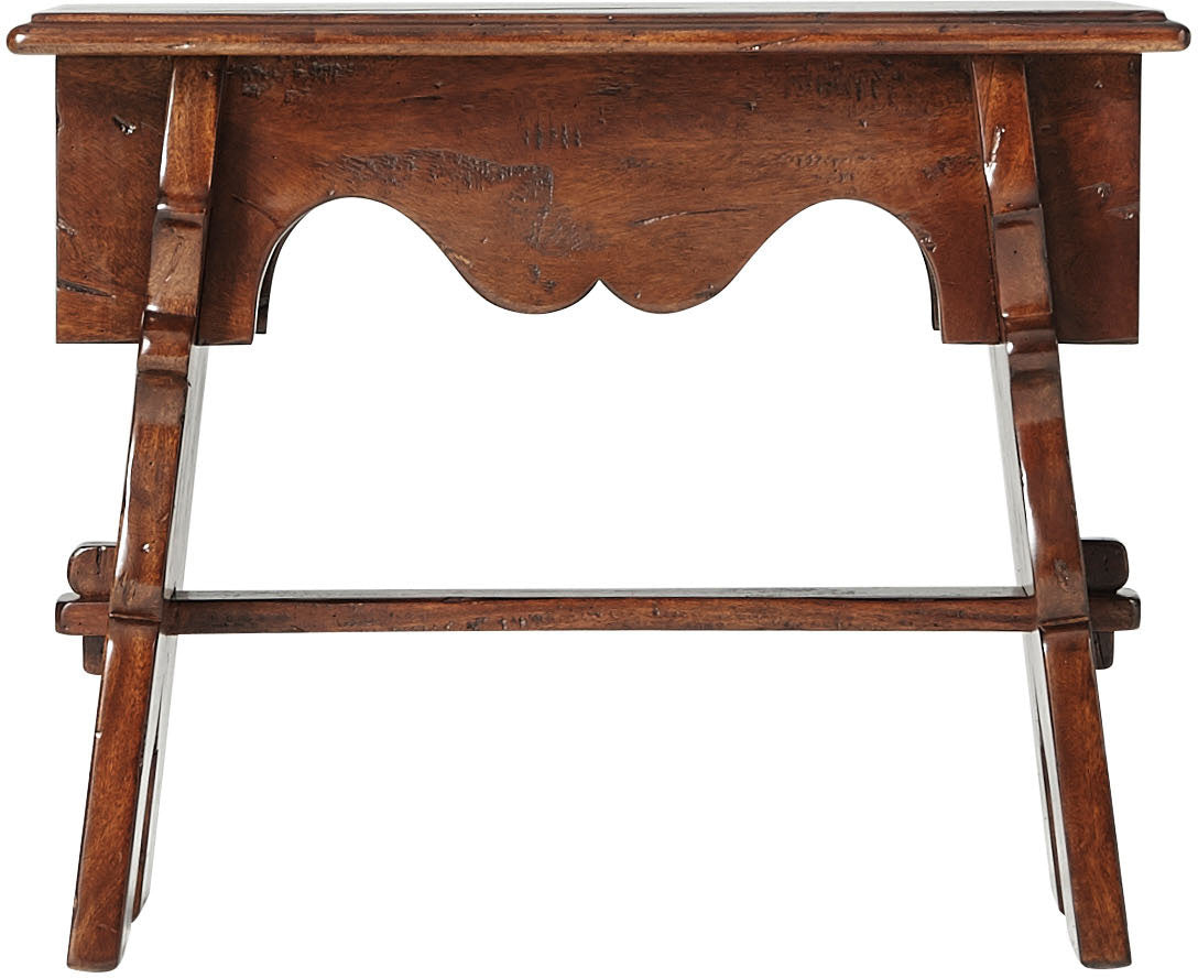 Antiqued Joynts Benche – Ottomans & Stools by Theodore Alexander | Sutter & Vale