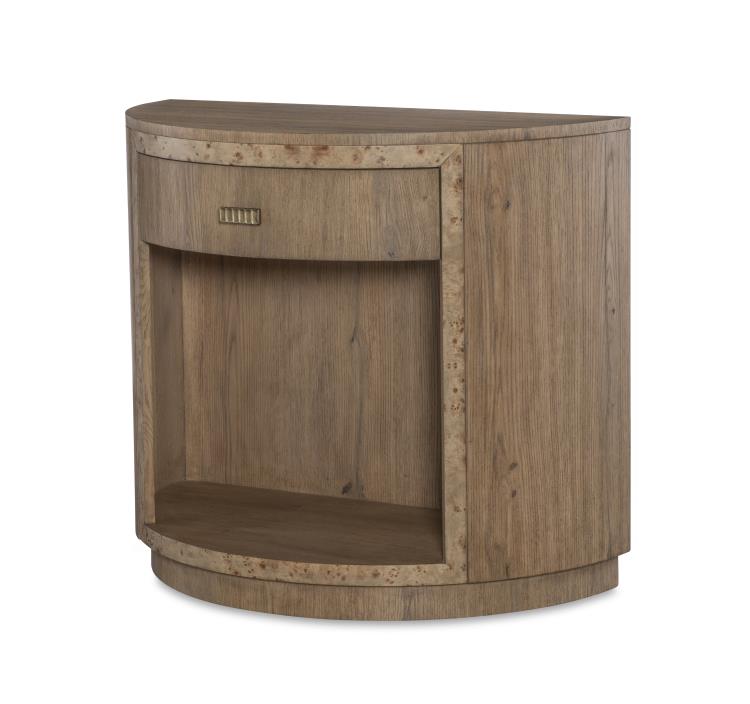 Monterey Demilune Nightstand - Hawthorne Light – Nightstands by Century Furniture | Sutter & Vale