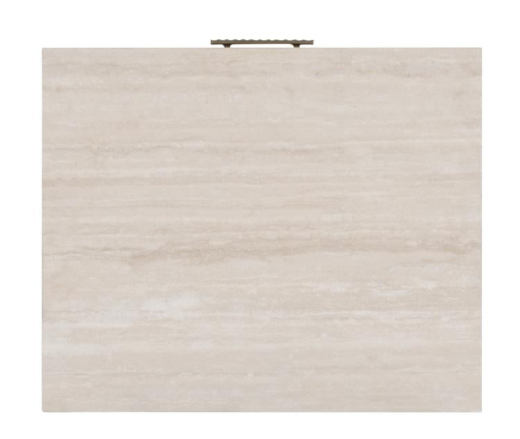 Monterey Single Drawer Nightstand W/Travertine - Hawthorne Light – Nightstands by Century Furniture | Sutter & Vale