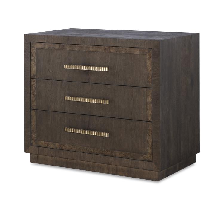 Monterey Three Drawer Nightstand - Hawthorne Dark – Nightstands by Century Furniture | Sutter & Vale