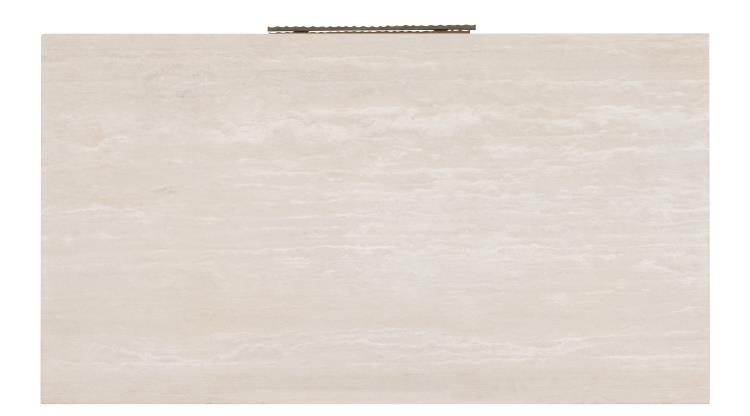 Monterey Three Drawer Nightstand W/Travertine - Hawthorne Light – Nightstands by Century Furniture | Sutter & Vale