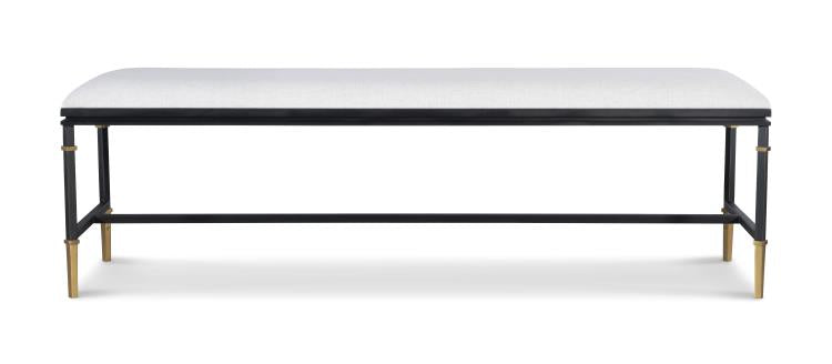 Monterey Upholstered/Metal Bench – Benches by Century Furniture | Sutter & Vale