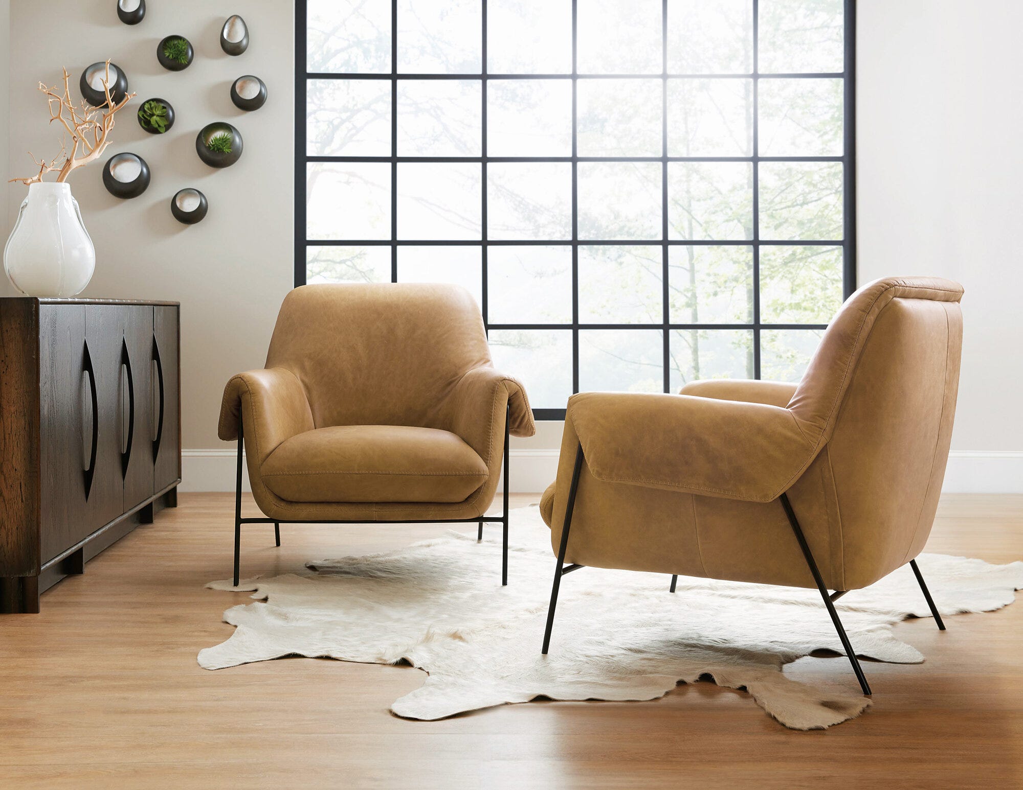 Ambroise Metal Frame Club Chair