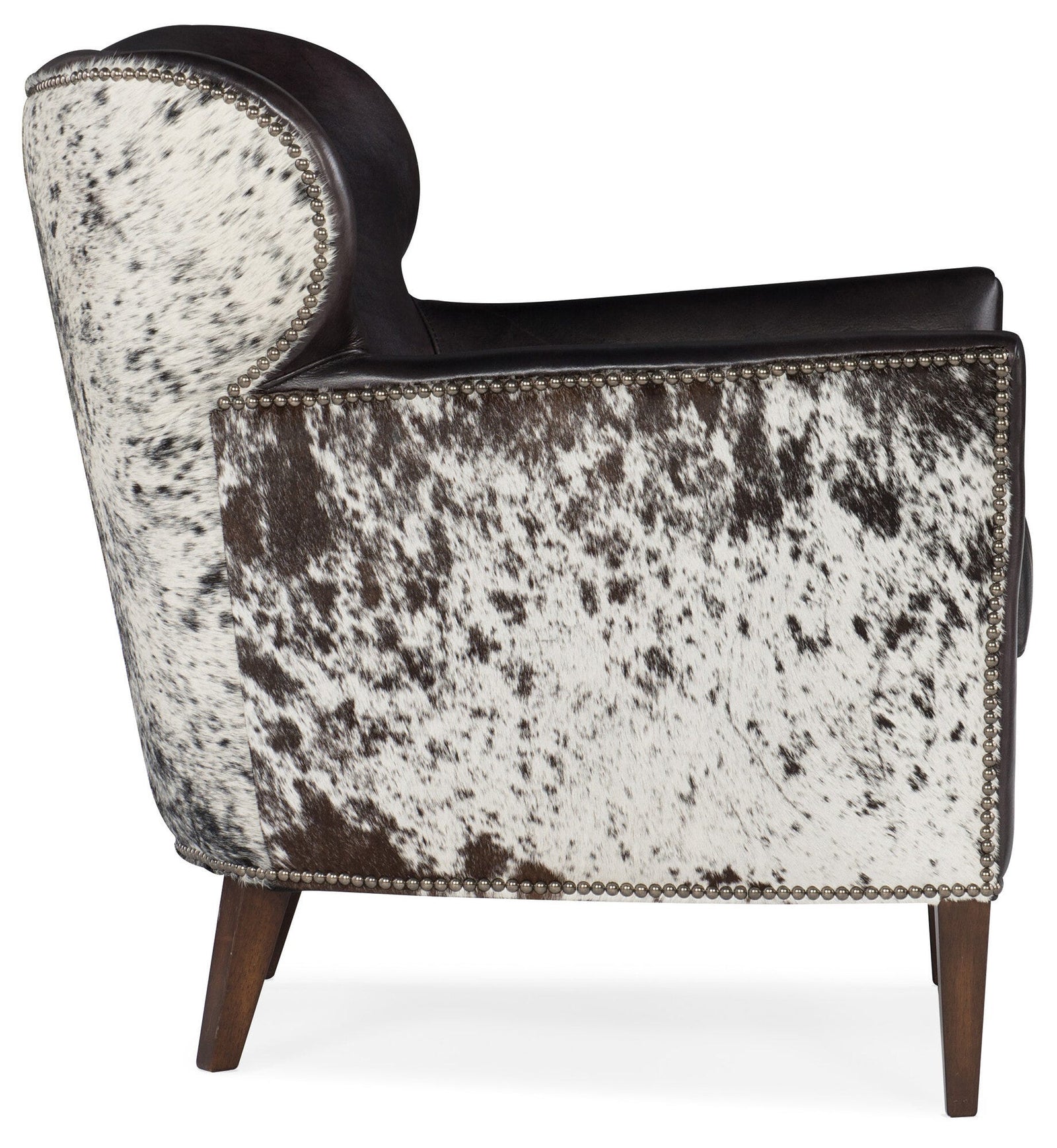 Kato leather Club Chair with Salt Pepper HOH