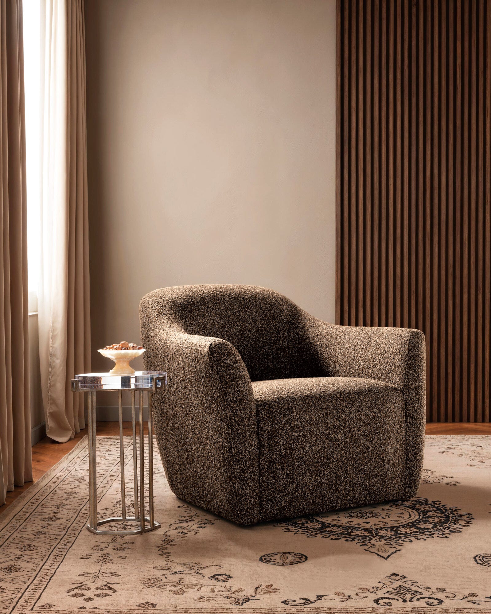 Melange Grove Round End Table