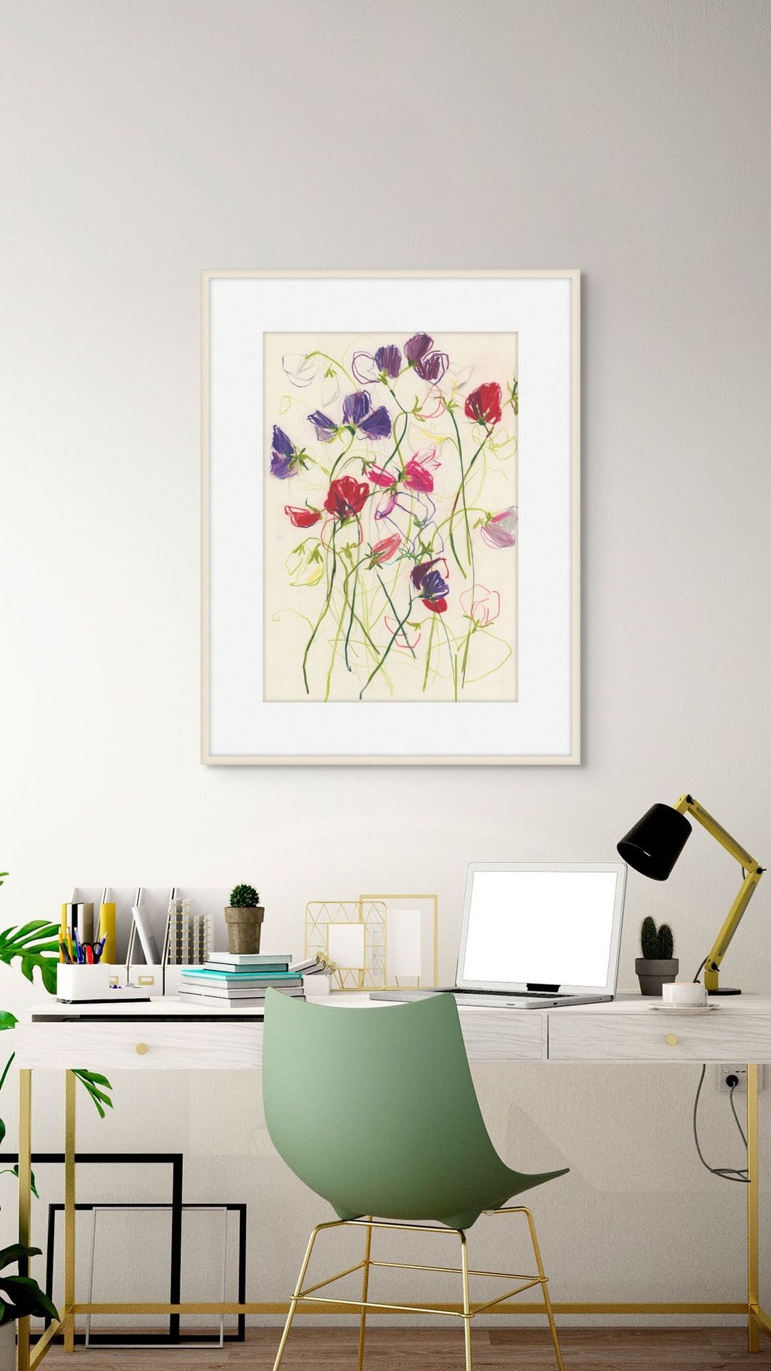 Sweet Peas 1 in a room