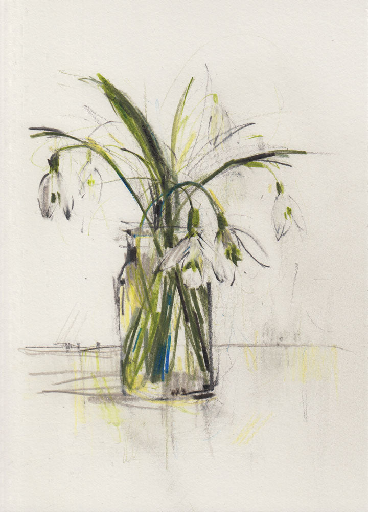 Vase of Snowdrops 1 artwork