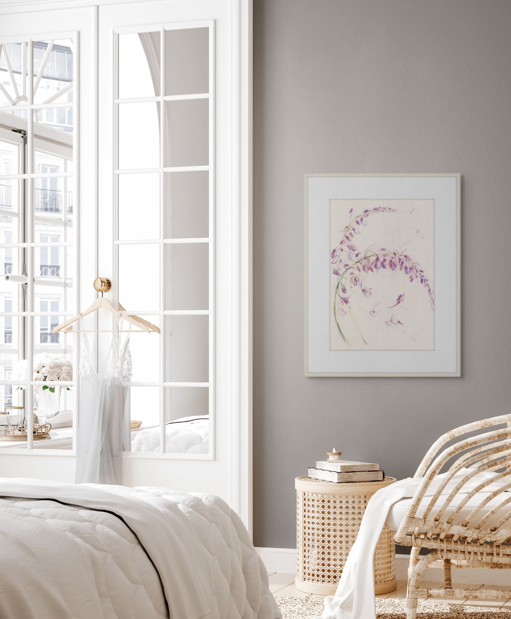 Wisteria 1 in a room