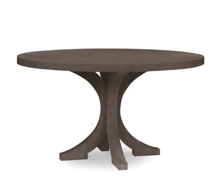 Carlyle Oak Round Dining Table - Mink Grey – Round Dining Tables by Century Furniture | Sutter & Vale