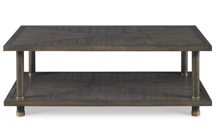 Biscayne Cocktail Table-Mink Grey – Coffee Tables by Century Furniture | Sutter & Vale