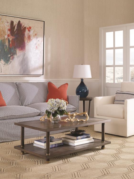 Biscayne Cocktail Table-Mink Grey – Coffee Tables by Century Furniture | Sutter & Vale