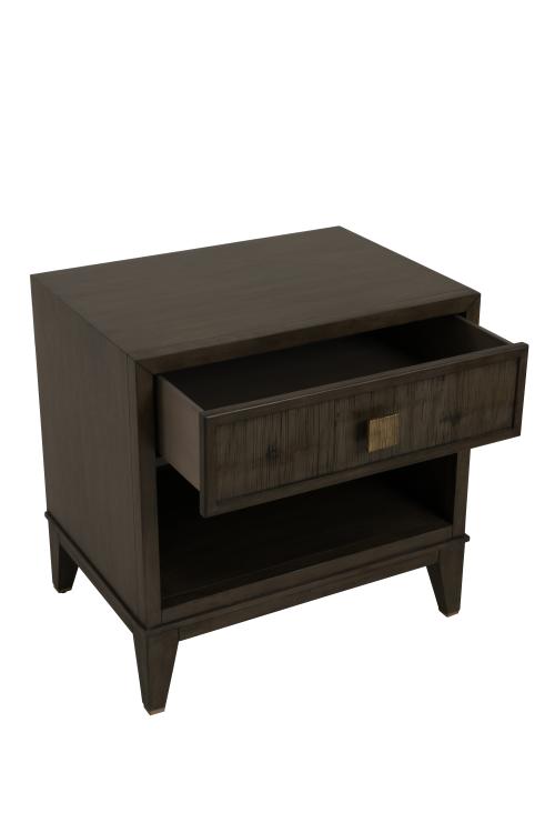 Carlyle 1 Drawer Nightstand-Mink Grey – Nightstands by Century Furniture | Sutter & Vale