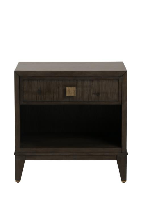 Carlyle 1 Drawer Nightstand-Mink Grey – Nightstands by Century Furniture | Sutter & Vale