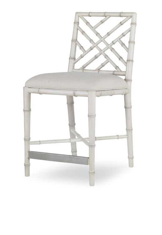 Brighton Counter Stool-Antique White/Flax – Bar & Counter Stools by Century Furniture | Sutter & Vale