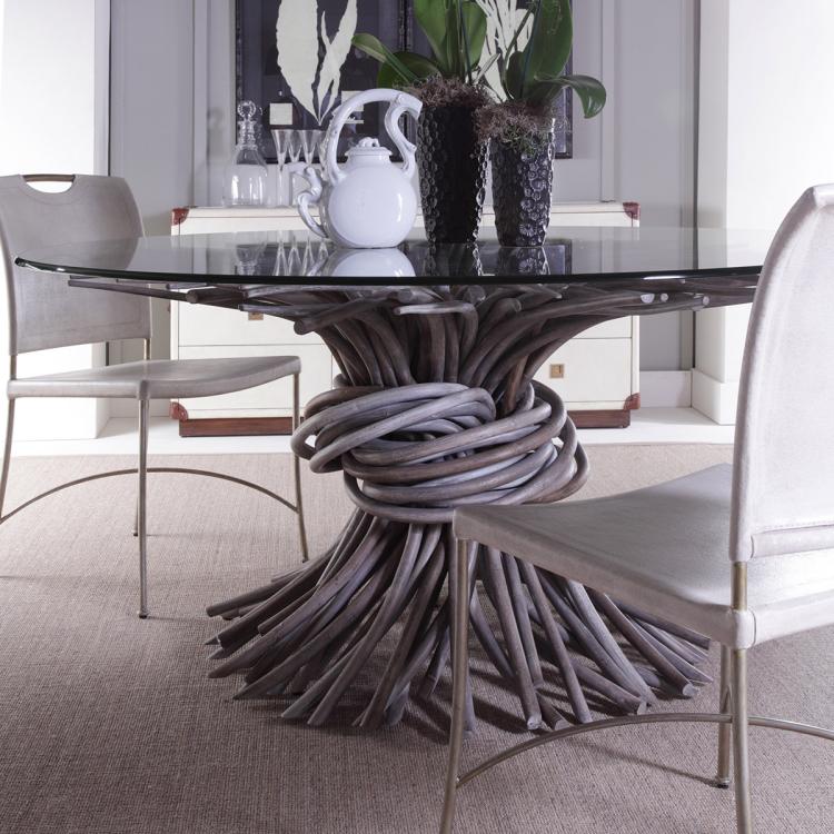 Knot Dining Table - Grey – Dining Tables by Century Furniture | Sutter & Vale