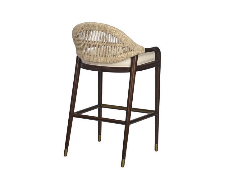 Low Back Bar Stool - Flax – Bar / Counter Stools by Century Furniture | Sutter & Vale
