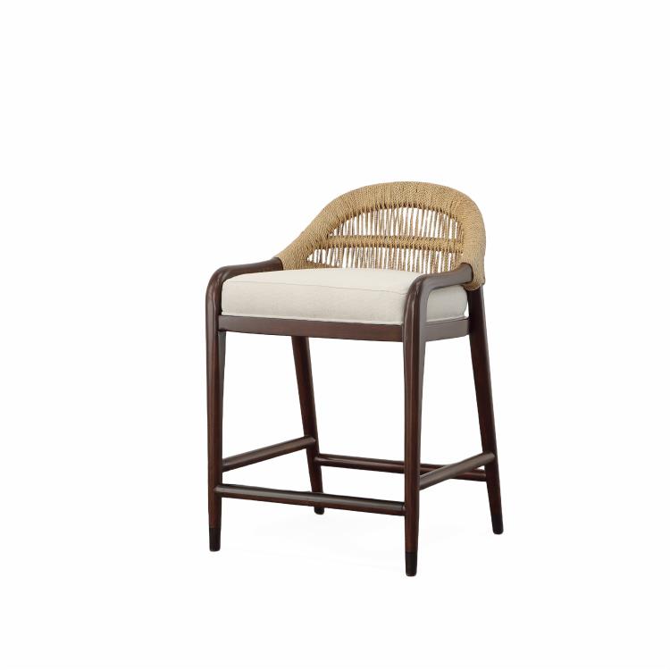 Low Back Counter Stool - Flax – Bar & Counter Stools by Century Furniture | Sutter & Vale