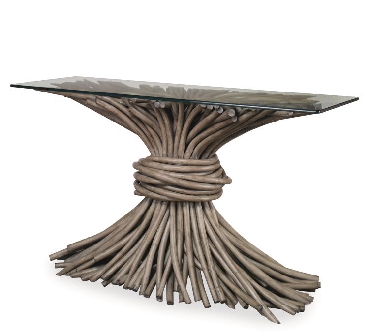 Knot Console Table - Grey – Console Tables by Century Furniture | Sutter & Vale