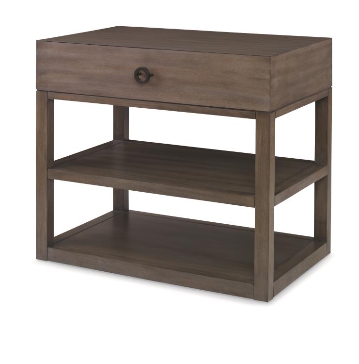 Laguna Large Nightstand-Mink Grey – Nightstands by Century Furniture | Sutter & Vale