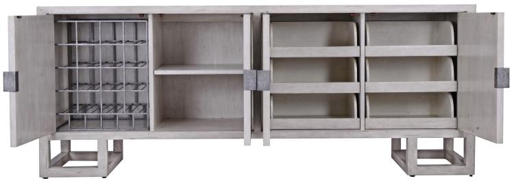 Mackinaw 4 Door Credenza-Peninsula – Credenzas by Century Furniture | Sutter & Vale