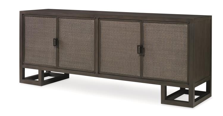 Mackinaw 4 Door Credenza-Mink Grey – Credenzas by Century Furniture | Sutter & Vale