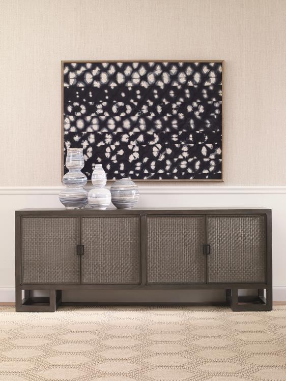 Mackinaw 4 Door Credenza-Mink Grey – Credenzas by Century Furniture | Sutter & Vale