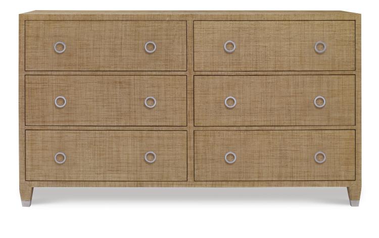 Charleston 6 Drawer Dresser-Sand – Dressers by Century Furniture | Sutter & Vale