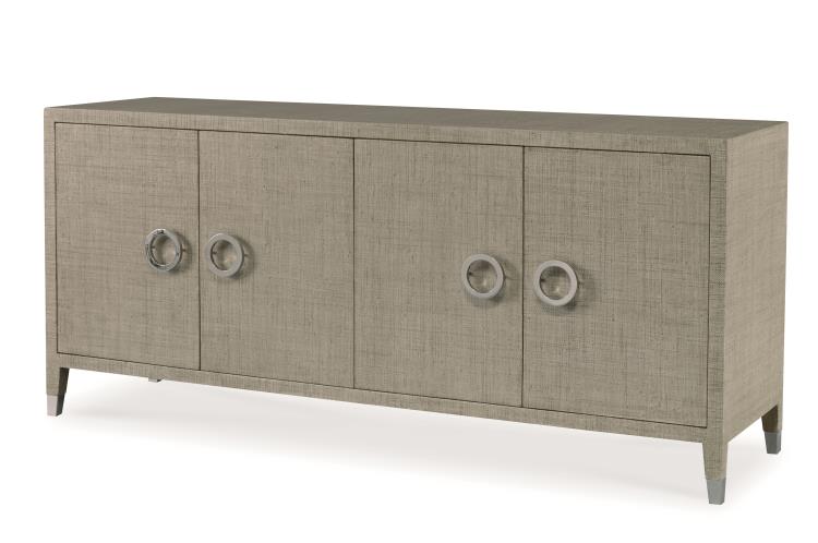 Charleston 4 Door Credenza-French Grey – Credenzas by Century Furniture | Sutter & Vale