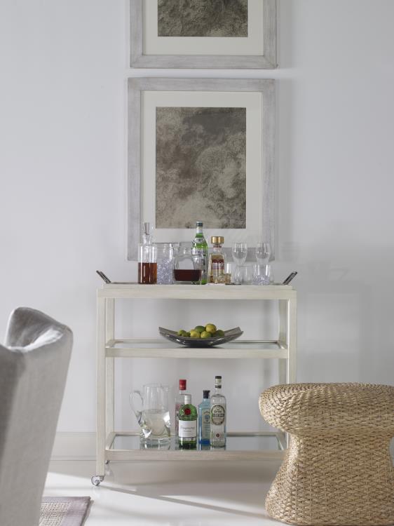 Mandalay Bar Cart – Bar Cabinets by Century Furniture | Sutter & Vale