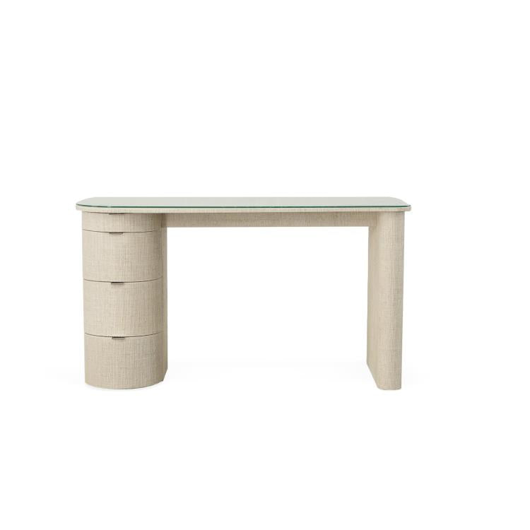 Micco Desk With Glass Top – Desks by Century Furniture | Sutter & Vale