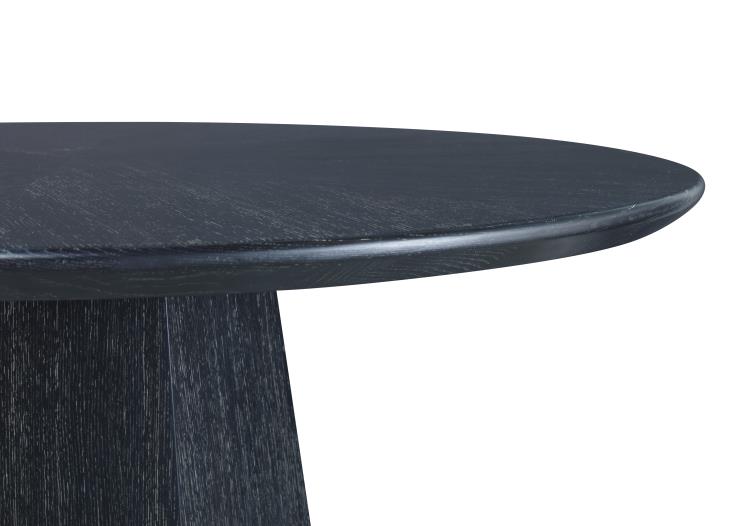 Newlin Round Dining Table - Black Cerused – Dining Tables by Century Furniture | Sutter & Vale