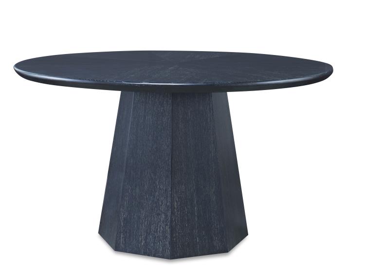 Newlin Round Dining Table - Black Cerused – Dining Tables by Century Furniture | Sutter & Vale